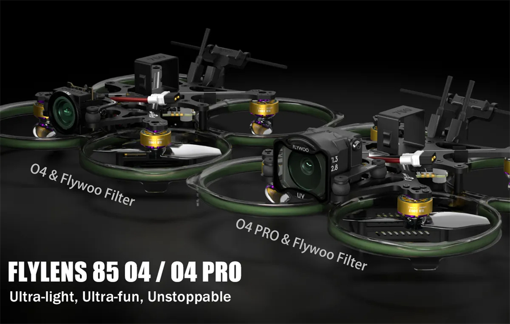Flywoo FlyLens 85 drone view