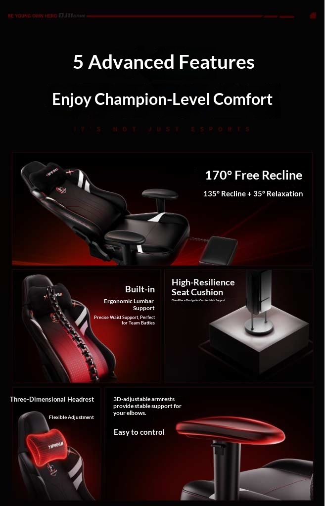DJ11 Gaming Chair Details