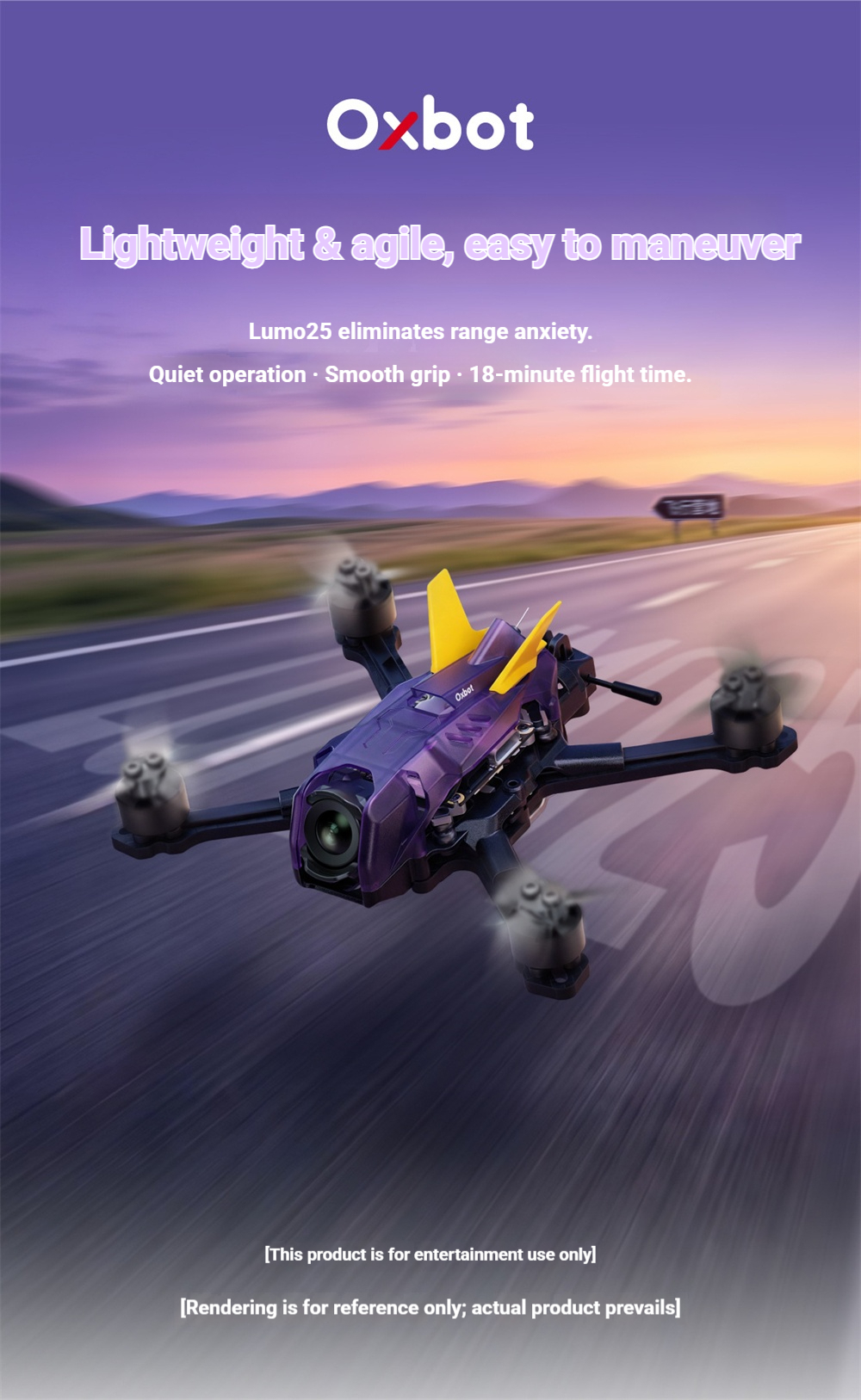 Oxbot Lumo25 drone view