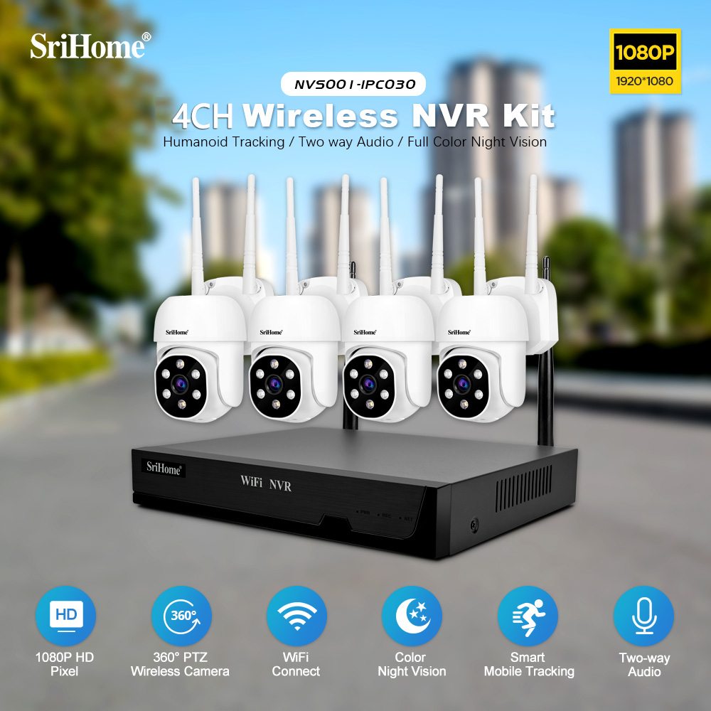 SriHome NV5001 Wireless Security Camera System