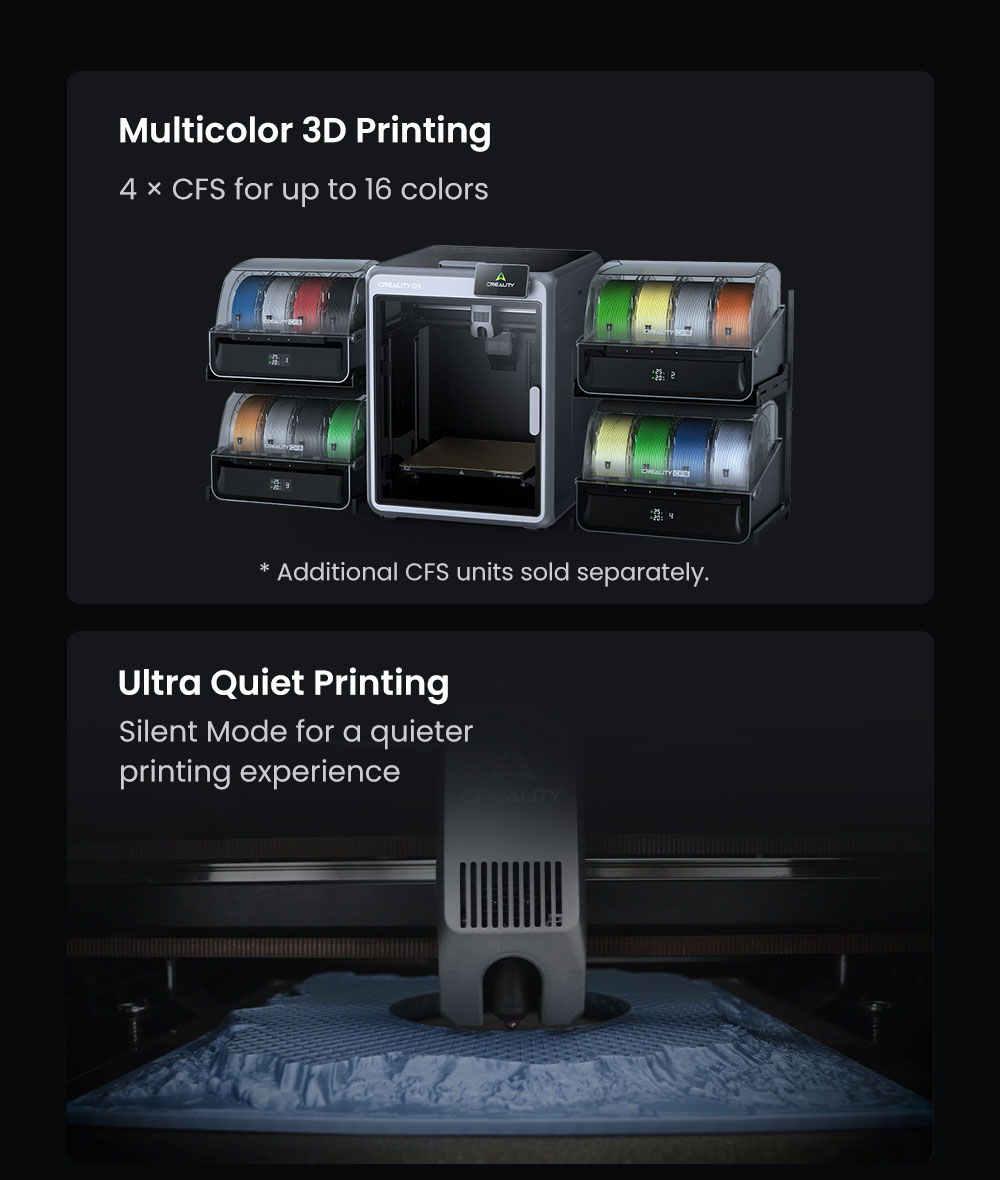 Creality K2 Combo 3D Printer multicolor