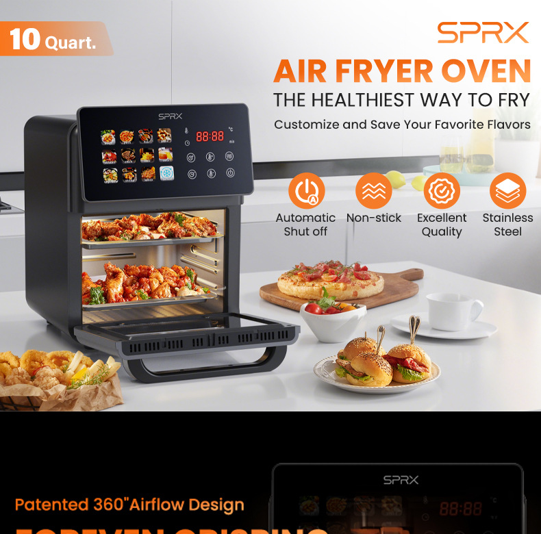 SPRX BW 9012D air fryer oven capacity
