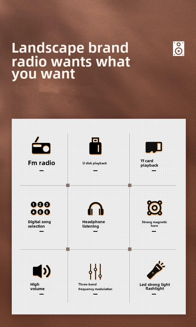 SANSUI E35 radio