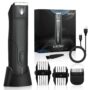 BEESJUY Electric Body Hair Clipper Hanging Ceramic Type Blade Head Waterproof Wet