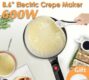 900W 220V Non-stick Electric Crepe Pizza Maker