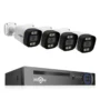 Hiseeu 8CH PoE Security CCTV Camera System Set Colorful Night Vision 2 way Audio APP Remote Monitoring H.265 AI Face...