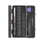 CreationSpace CS0802A or CS0802B Mini Electric Screwdriver Set Rechargeable Lithium Battery 3 Torque Settings 26 Precision Bits LED Light Portable...