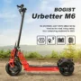 BOGIST Urbetter M6 Electric Scooter 500W Motor 25km/h Max Speed 48V 13Ah Battery 11 inch Pneumatic Tire 120kg Load