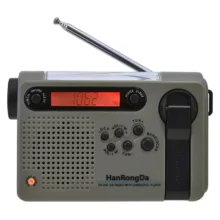 HanRongDa HRD-900: Το ραδιόφωνο που παίζει ακόμα και στην «αποκάλυψη» με ηλιακό πάνελ και μανιβέλα