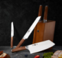 Huohou steel kitchen knife set 6 pieces