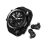 JM03 Built-in TWS HIFI Earphone 1.28 inch HD Screen bluetooth Call Heart Rate Blood Pressure SpO2 Monitor