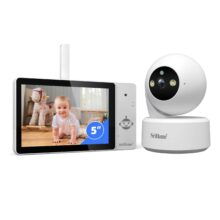 SriHome DH050-SH064 : Έξυπνο baby monitor 4K με οθόνη αφής και AI ανίχνευση κλάματος