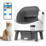 TEENDOW CLB10 Smart Self-Cleaning Litter Box, 8L Capacity, App Control, Anti-Pinch Safety & Odor Control