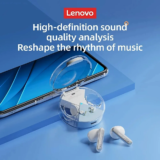 [#Ιστορικό_Χαμηλό] Lenovo P10 : Μικρά λιτά και απέριττα TWS ακουστικά, με Bluetooth 5.2, και πανέμορφη διάφανη θήκη, στα 16,1€!