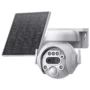 ST S515 6MP HD WiFi Solar Security Camera 12X Optical Zoom Dual Lens PTZ IP65 Waterproof PIR Motion Detections Two...