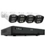 SriHome NV5008 AHD005 4CH Coaxial Monitoring XVR Kit Outdoor 5MP IR Night Vision Motion APP Remote Monitoring IP66 Waterproof CCTV...