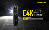 NITECORE E4K : Ένας φακός τσέπης ΣΚΕΤΟΣ ΠΡΟΒΟΛΕΑΣ, με 5000mAh μπαταρία και 4400 lumens φωτεινότητα!
