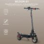 [EU Direct] Bezior S1 13Ah 48V 1000W 10 Inches Folding Moped Electric Scooter 45km/h Top Speed 40-60KM Mileage Range Electric...