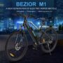 Bezior M1 12.5Ah 48V 250W Folding Moped Electric Bicycle
