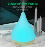 BlitzWolf BW-FUN12: Υγραντήρας 200ml με δυνατότητα αρωματισμού και φωτάκι νυχτός στα 16.3€ από Τσεχία!