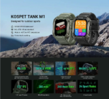 [#Ιστορικός_ΠΑΤΟΣ] Kospet Tank M1 : TANK , όνομα και πράγμα, με 15 ημέρες αυτονομία και IP69Κ Rating στα 23.7€!