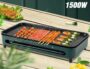 1500W 110V/220V Nonstick Electric Indoor Smokeless Grill