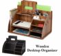 Wooden Desktop Organizer Office