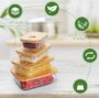 SAWAKE Food Glass Storage Set
