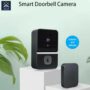 Wireless Video Doorbell 2.4GHz Smart Doorbell Camera IR Night Vision Two-way Audio Remote Phone APP Viewing Control Home Surveillance Video...