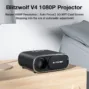 Blitzwolf BW-V4 1080P Projector 5G-WIFI Mirroring Wireless Auto Focus Auto Keystone Correction