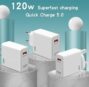 [GaN Tech] 120W 1-Port USB Charger USB-A QC5.0 Fast Charging