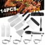 Stainless Steel Griddle Cooking Kit