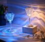 RGB Crystal Table Lamp 3 Color USB Powered LED Modern Bedside Lamp