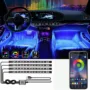 72LED One For Four Car Interior Ambient Foot Strip Light