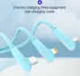 66W USB-A to iP/Type-C/Micro USB Cable Fast Charging Data Transmission