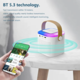Y1 – Bluetooth 5.3 Ηχείο με ΔΥΟ μικρόφωνα για ατέλειωτα πάρτυ, ΤΣΑΜΠΑ: μόνο με 16.1€!!
