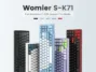 Womier S-K71 Wireless 68% Aluminum Gasket Mechanical Keyboard