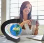 AGSIVO Magnetic Floating Levitating Globe World Map