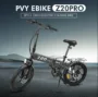 PVY Z20 PRO Electric Bike 36V 10.4Ah Battery 500W Motor 20inch Tires 80KM Max Mileage 150KG Max Load Folding Electric...