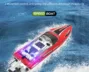 HXJRC HJ813 2.4G 4CH RC Boat High Speed