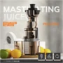 MIUI Slow 220V-240V Juicer New FilterFree Electric Cold Presses with Stainless Steel strainer
