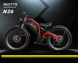 [#Ιστορικό_Χαμηλό] DUOTTS N26 : Με δύο μοτέρ 750W, και fat ελαστικά 26″, το ποδήλατο της DUOTTS μπορεί να μοιάζει με μηχανάκι, αλλα δεν είναι.