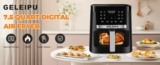 [#Ιστορικό_Χαμηλό] GELEIPU DL27 – Ένα 7lt Air Fryer (1700W) με LCD οθόνη αφής και παράθυρο για να βλέπεις τι μαγειρεύεις στα 49.5€!