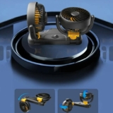 [Βρήκα το πιο άχρηστο gadget για το αμάξι] Διπλό ανεμιστηράκι για το αυτοκίνητο, στα 13.9€!