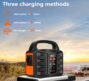 SBAOH 99Wh 150W 27000mAh LiFePO4 Solar Generator
