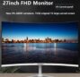 FYHXele 24/27 Inch Curved 75Hz Monitor