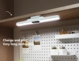 Μαγνητικό LED φως που το βάζεις παντού, με 2000mAh μπαταρία και ένδειξη ώρας, μόλις με 11€!