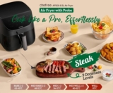 [Αποστολή από Ευρώπη!] Chefree AF500: Φριτέζα αέρα 6.5 λίτρων με 8 λειτουργίες για να ξεχάσεις το τηγάνι μια και καλή!