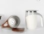 Automatic mixing cup magnetic rotation