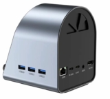 [#Ιστορικό_Χαμηλό] 11 σε 1 Type-C Docking Station με 100W φόρτιση (15W ασύρματη φόρτιση) και θύρα Ethernet στα 33.5€!